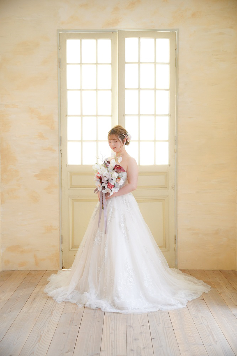 新婦様のソロショットも！