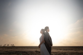 海サンセット撮影。