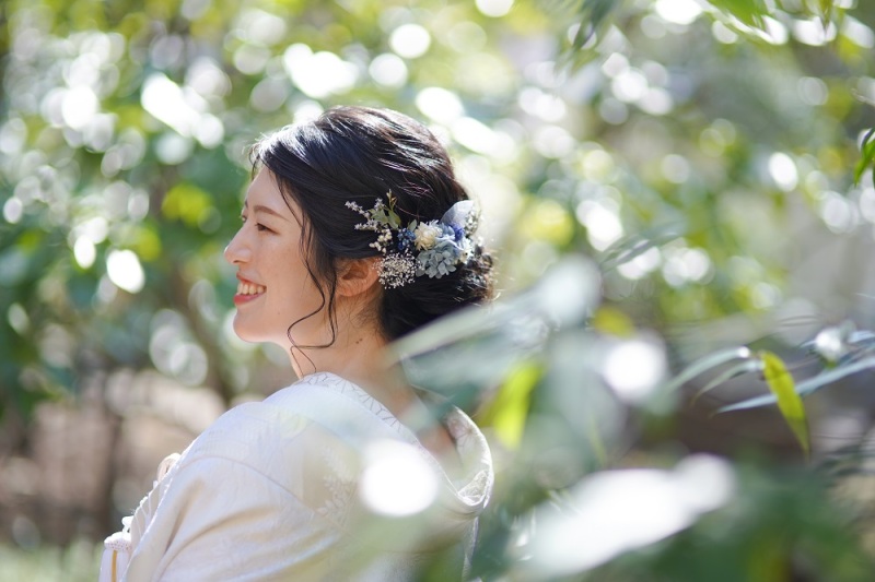 新婦様のソロショットも