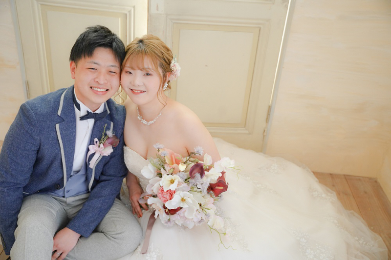 最後はお顔を寄せて♡