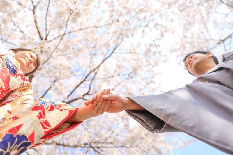 手をつないで♡