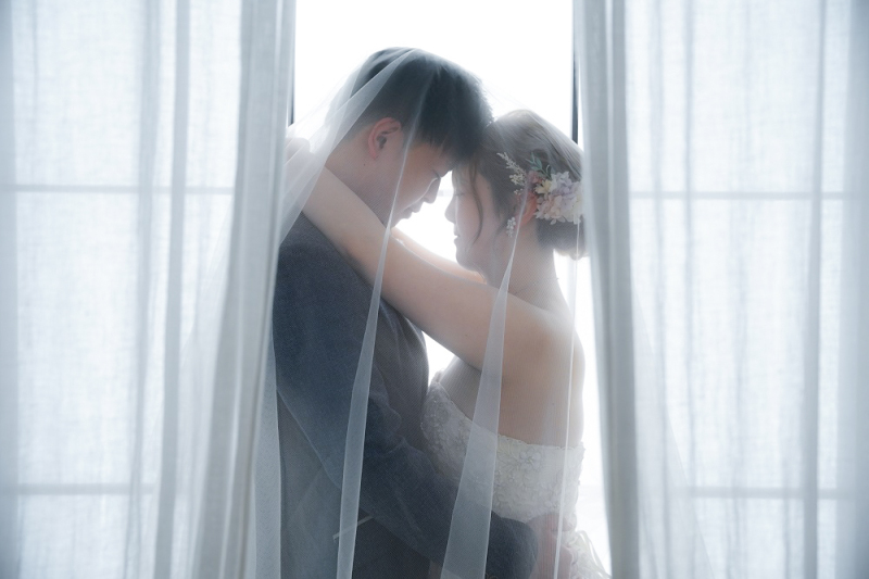 ベールを使って・・・