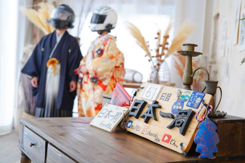 日本1周新郎新婦によるスタジオ前撮り撮影!!