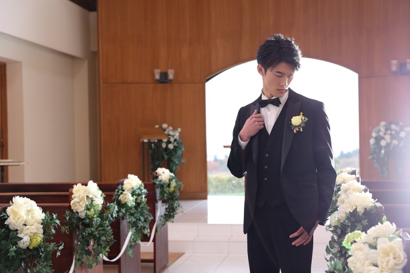 ご新郎様ソロショット