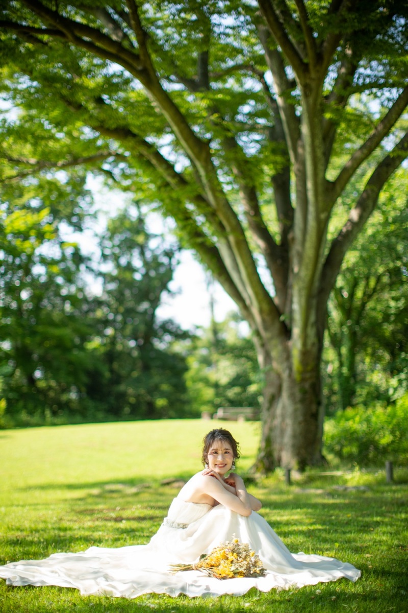 可愛い座りショット