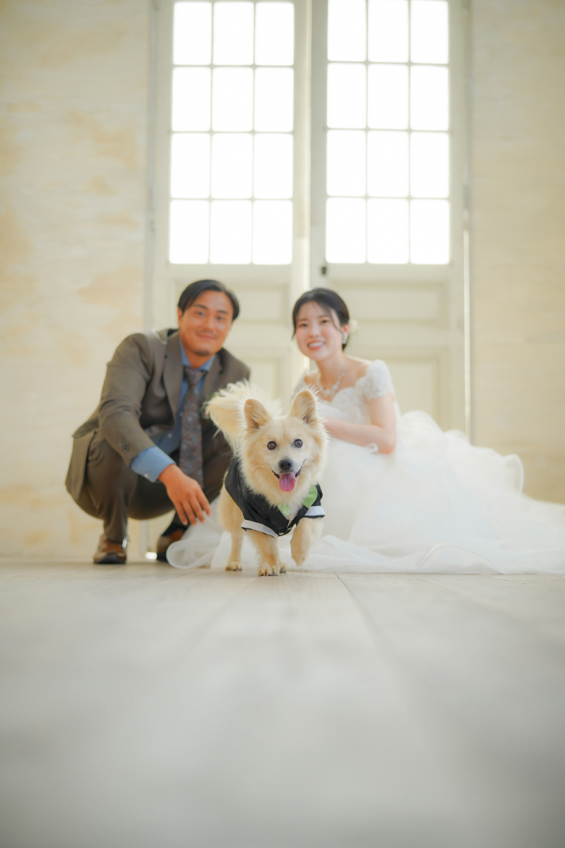 CLAIRE仙台泉店_ペットと一緒に撮影できる