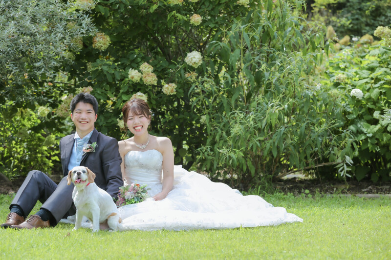 CLAIRE仙台泉店_ペットと一緒に撮影できる