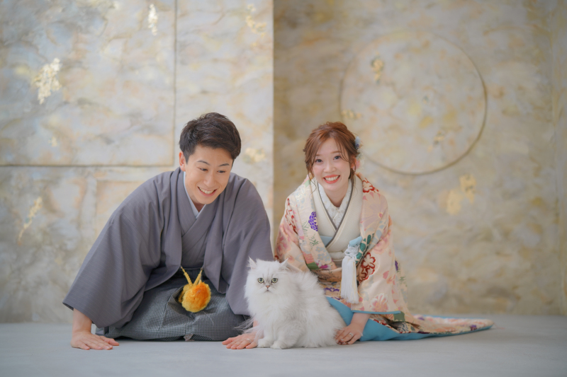 CLAIRE仙台泉店_ペットと一緒に撮影できる