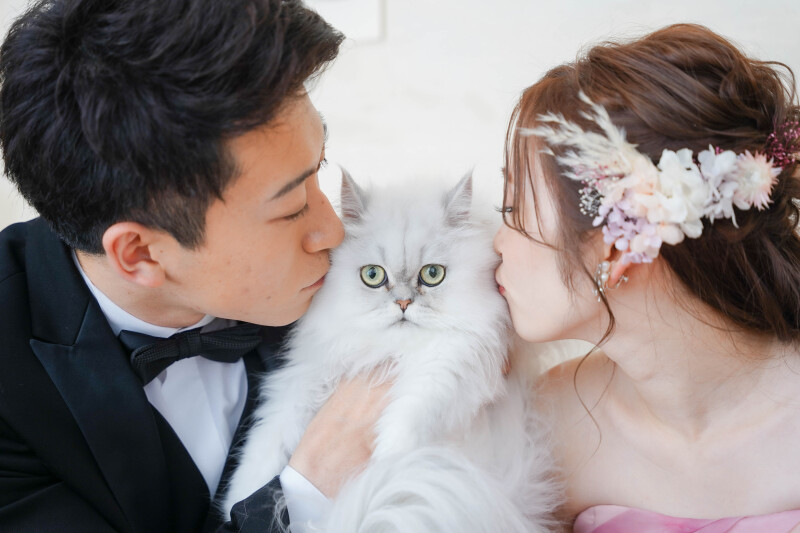 CLAIRE仙台泉店_ペットと一緒に撮影できる