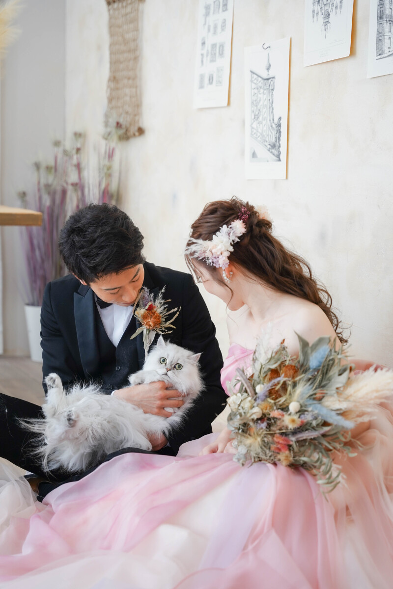 CLAIRE仙台泉店_ペットと一緒に撮影できる