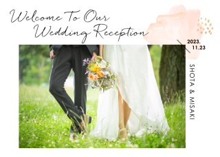 キャンバス ウェルカムボード(A4サイズ)