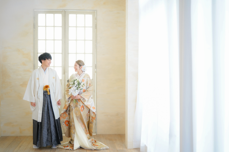 【Photorait限定】11月末まで 全て込みで¥48,000!白無垢×色打掛スタジオ撮影 データ80カット付き