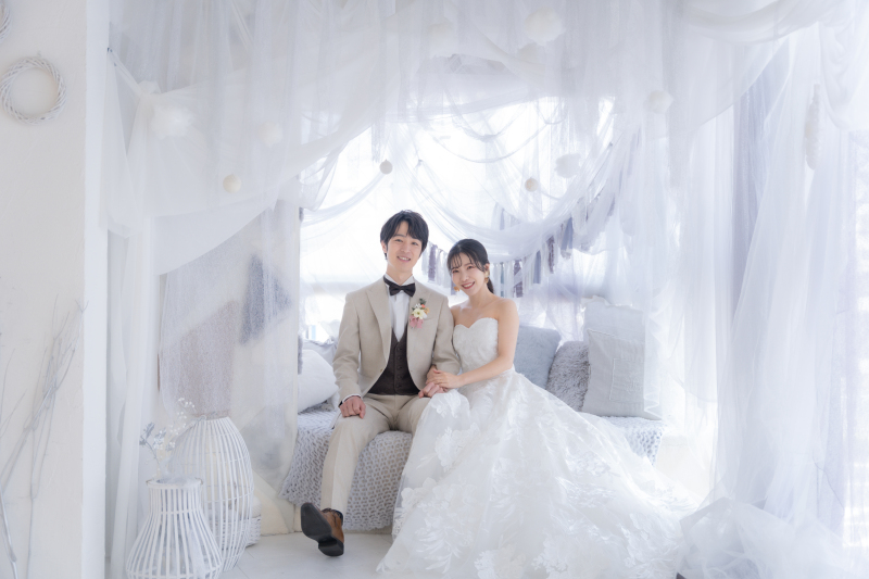 12月~2月撮影の方への特典付き◆早期予約スペシャルプラン◆和装&ドレススタジオ撮影・全データセットプラン+衣装セレクト制限なし