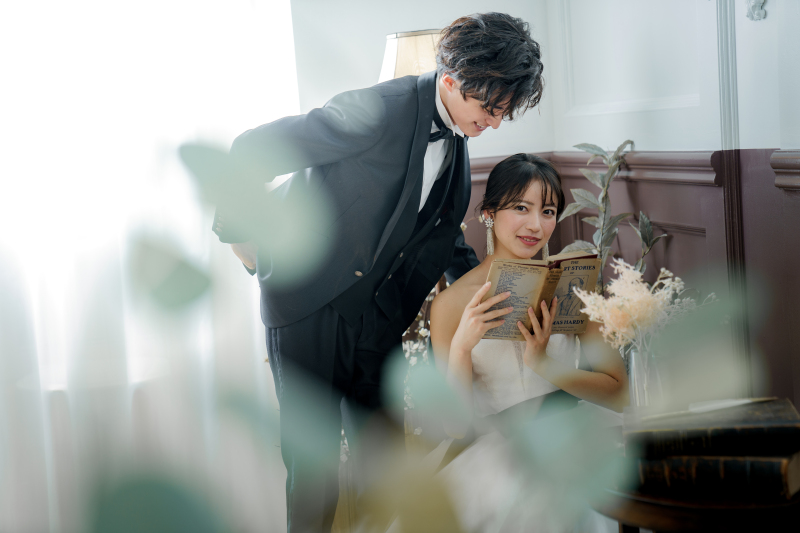 12月末までの撮影限定【スタジオ 衣装2着付き限定プラン】¥69000・ヘアメイク衣装2着30カットデータ付