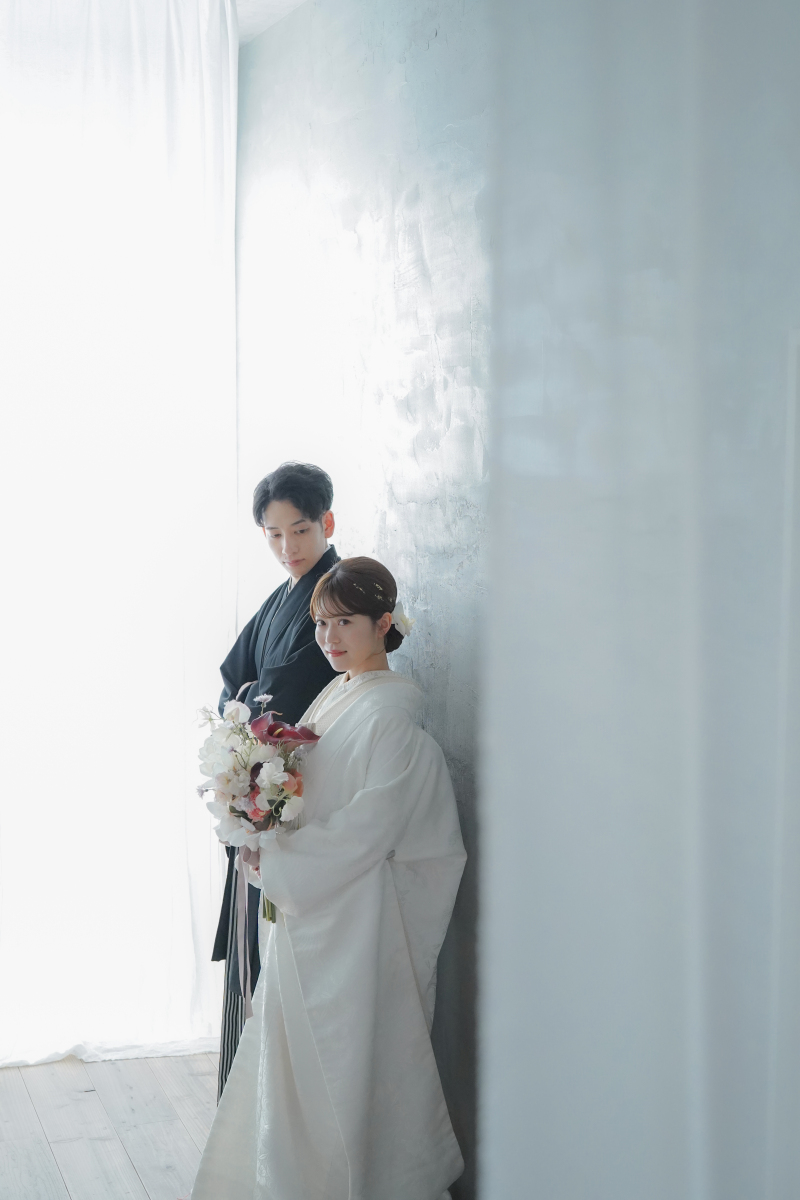 【Photorait限定】11月末まで 全て込みで¥48,000!白無垢×色打掛スタジオ撮影 データ80カット付き