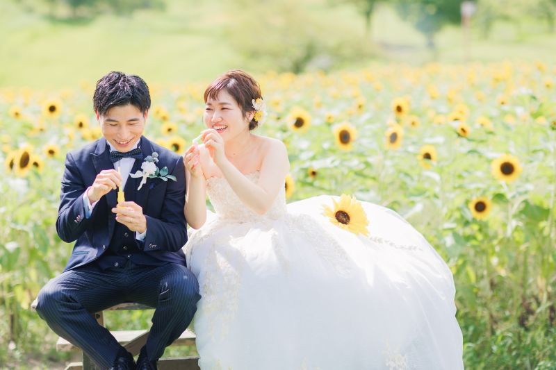 ロケ撮影でリクエストの多い、シャボン玉ショット