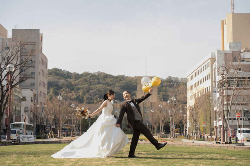 笑顔でスタート||