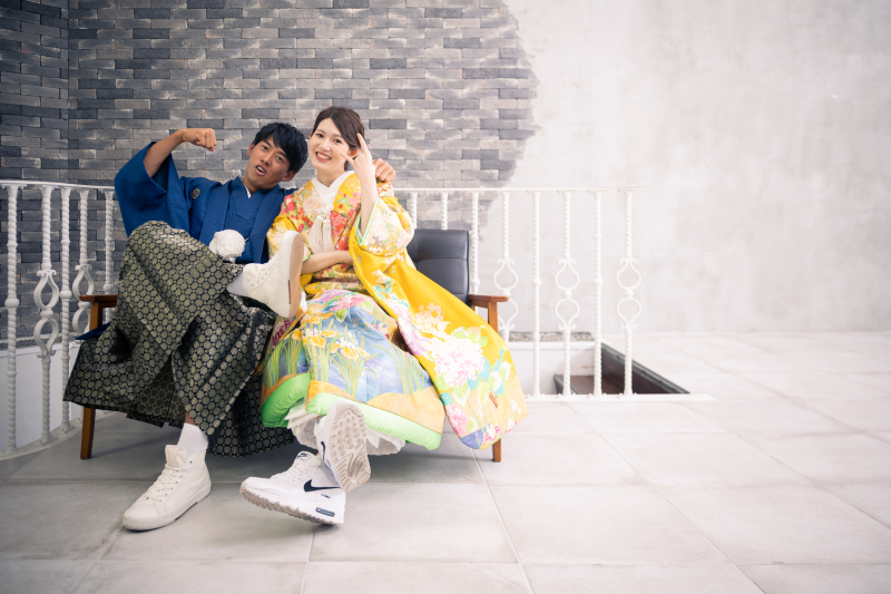 和装にスニーカー!! お気に入りの一足と