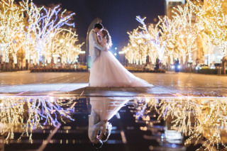 キラキラのイルミネーションかロマンチック♡【和装&洋装 スタジオ＋ロケ撮影】