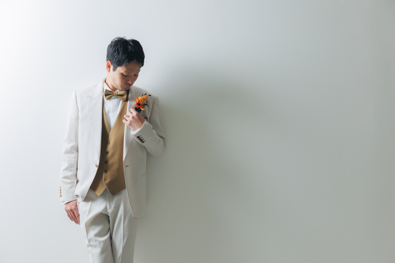 新郎様のソロショット