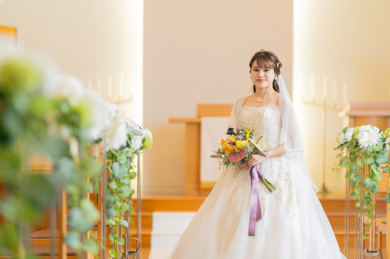 花嫁ショットはマスト♡