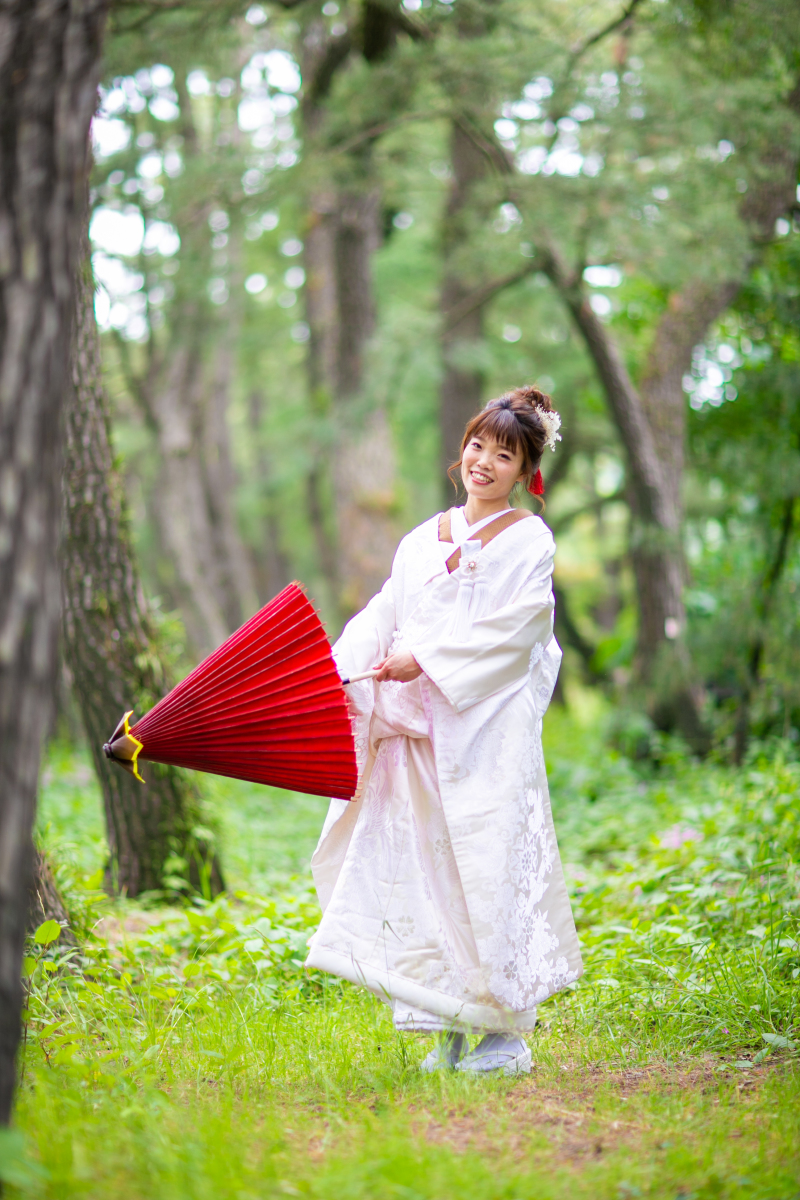 お一人立ちショット