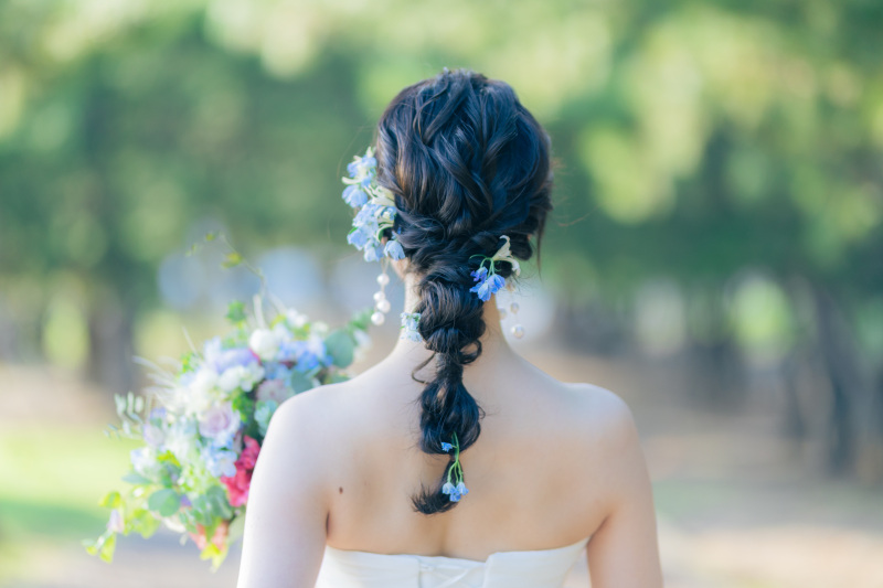 *ゆるふわ編み込みヘア*