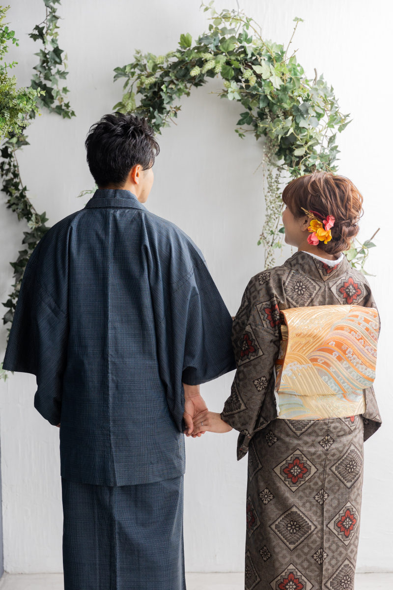 後ろ姿も丁寧に撮影します