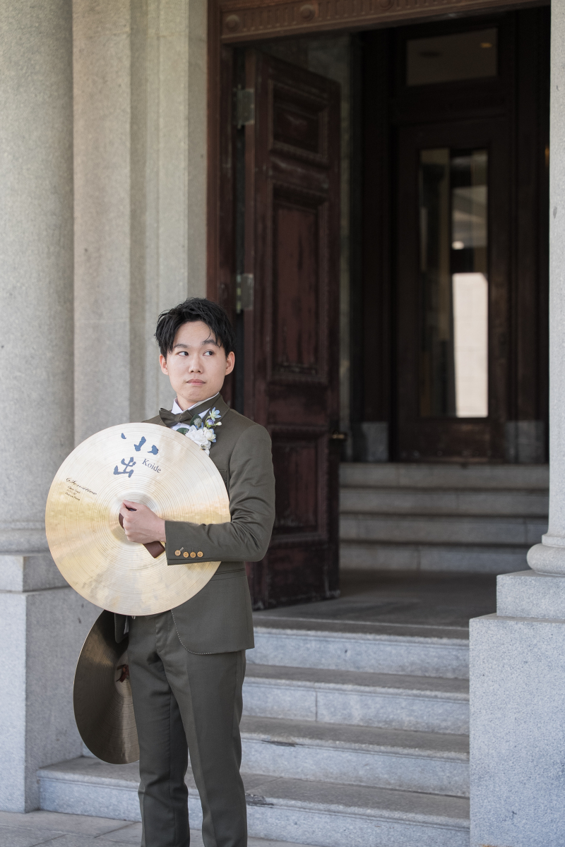 新郎様お一人で!