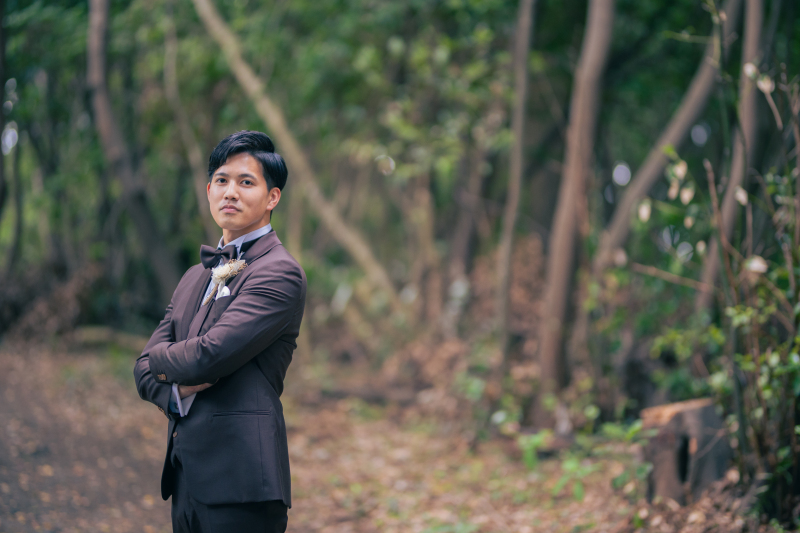 新郎様のソロショット