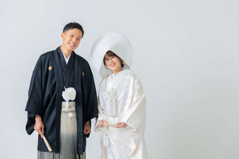 まずは和装のスタジオ撮影から♪