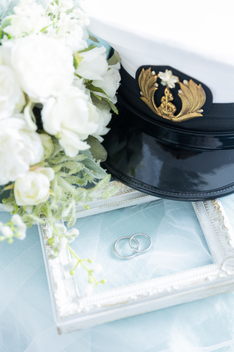 小物ショットは海をイメージして爽やかに