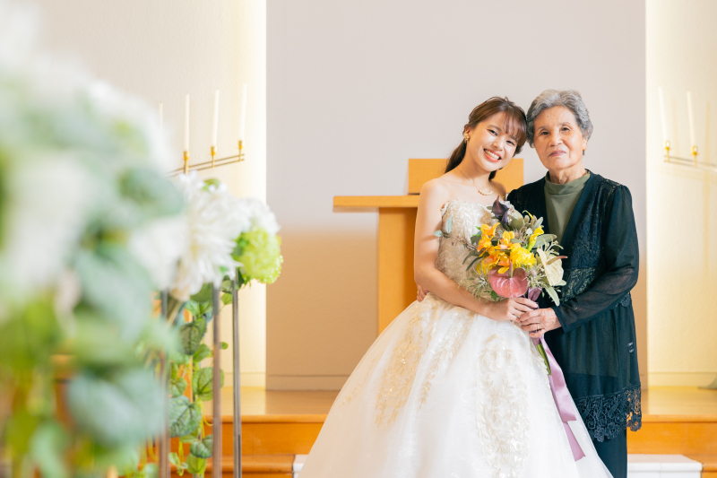 最後は大好きなおばあちゃんと