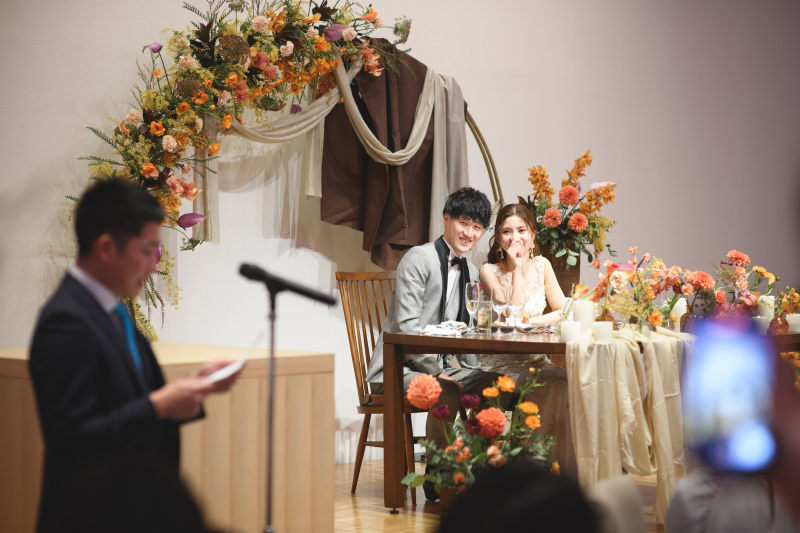 親友からのお祝いスピーチ