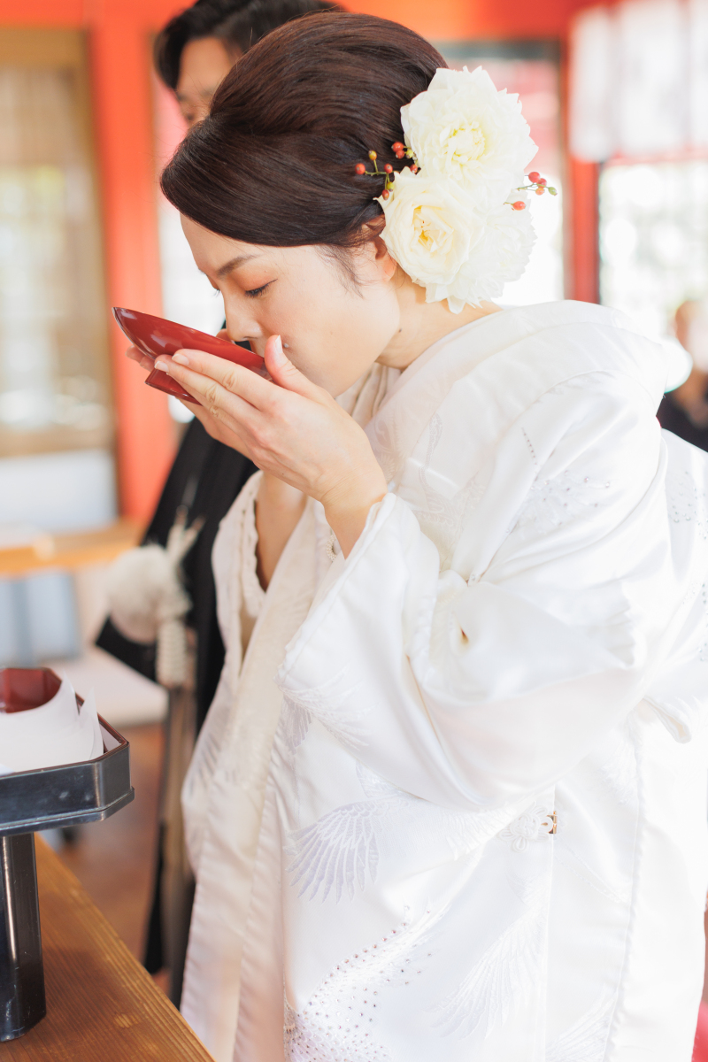 三々九度の儀式