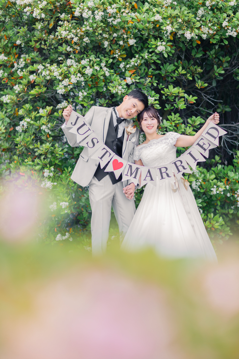 ドレスに着替えて江口浜へGO GO!