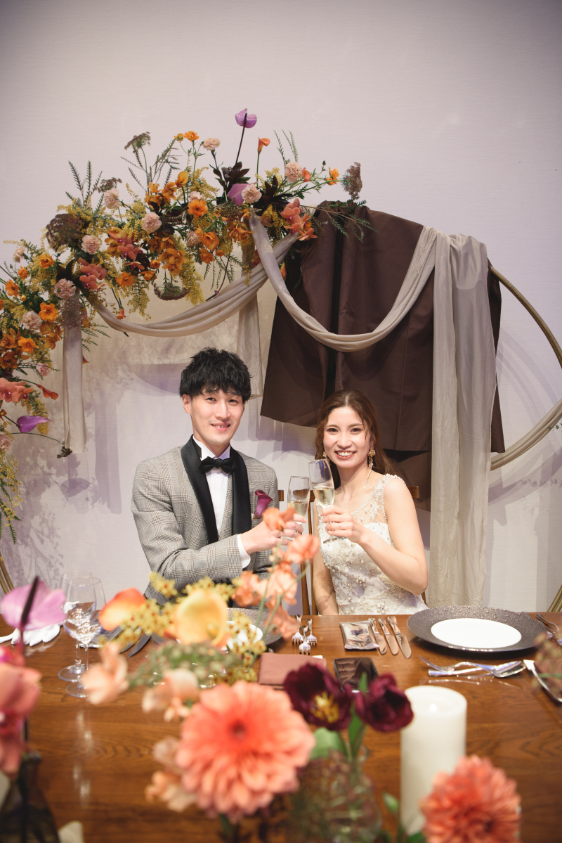 前撮りと同じカメラマンが担当致します*