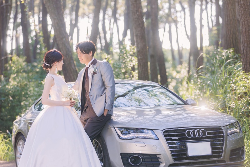 洋装は愛車も一緒に!