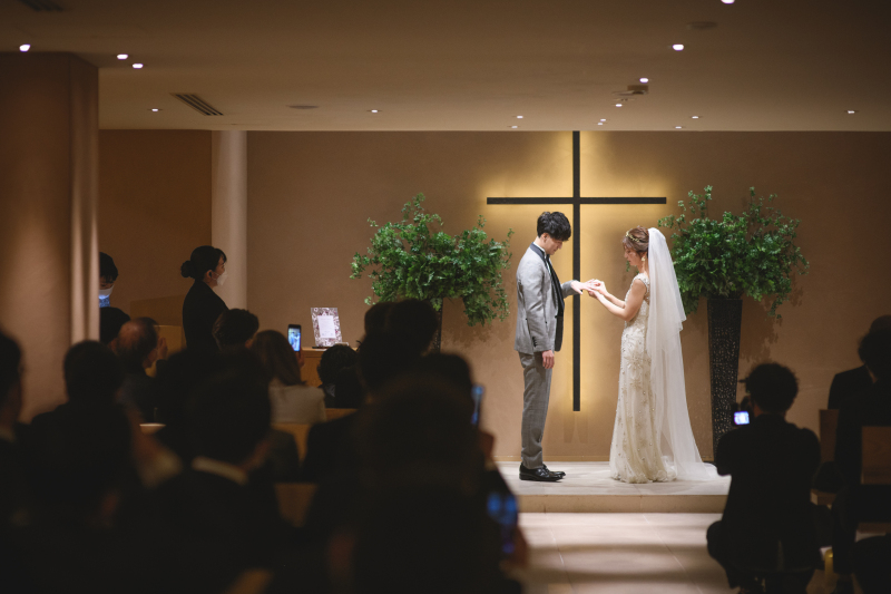 挙式がスタート!