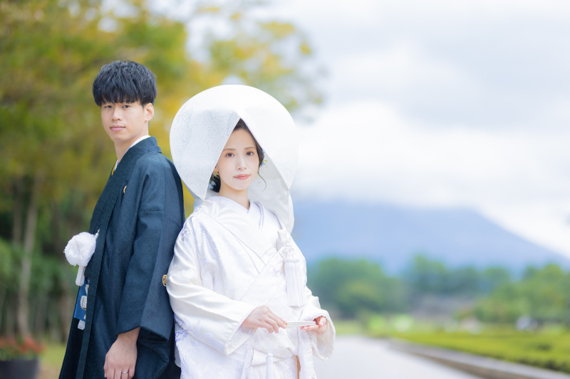 白無垢で撮影スタート〜♡♡