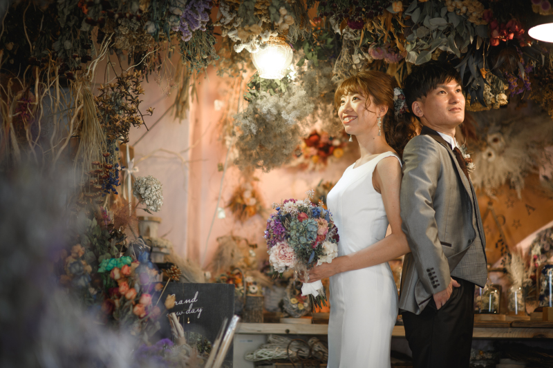 インスタ映えのお花屋さんでのショット!