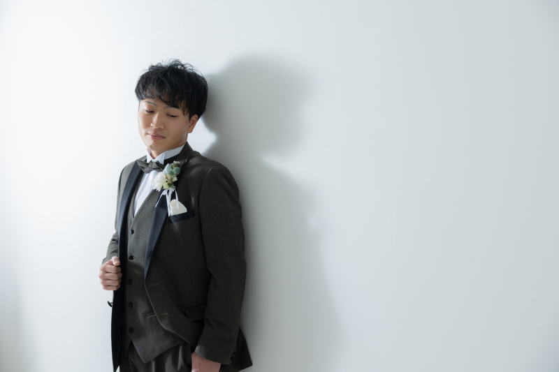 新郎様もかっこよく!