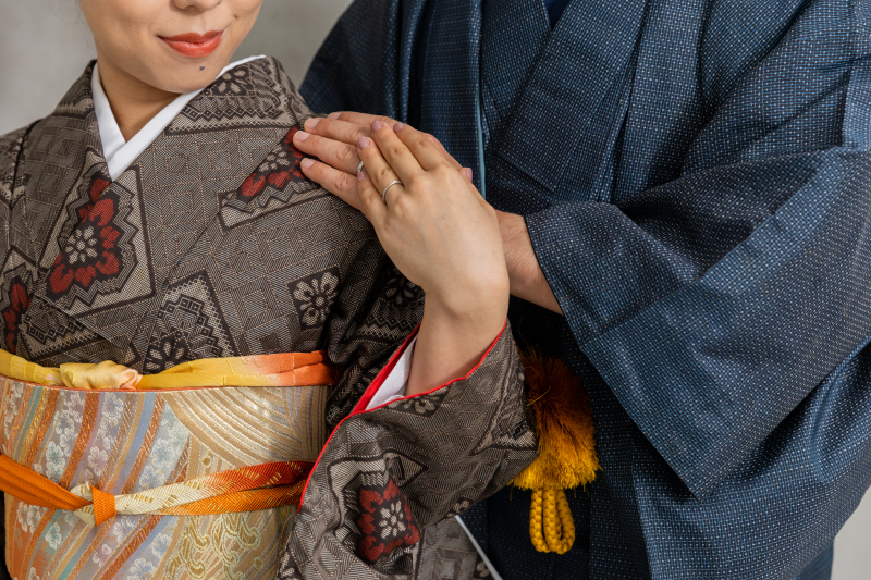 色打掛&大島紬* 伝統衣装で和を堪能して