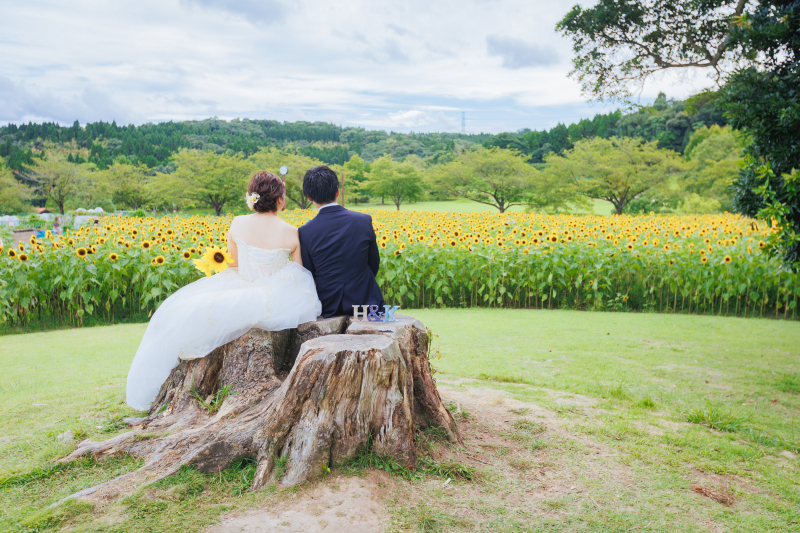 お二人のイニシャルオブジェも