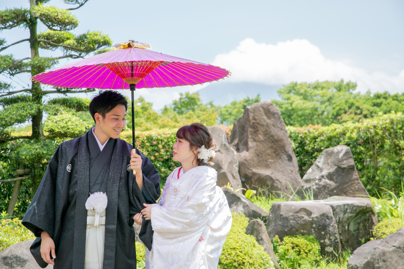 ☘︎お茶室のお庭で