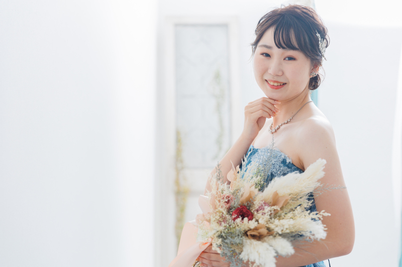 お支度を済ませて撮影スタート