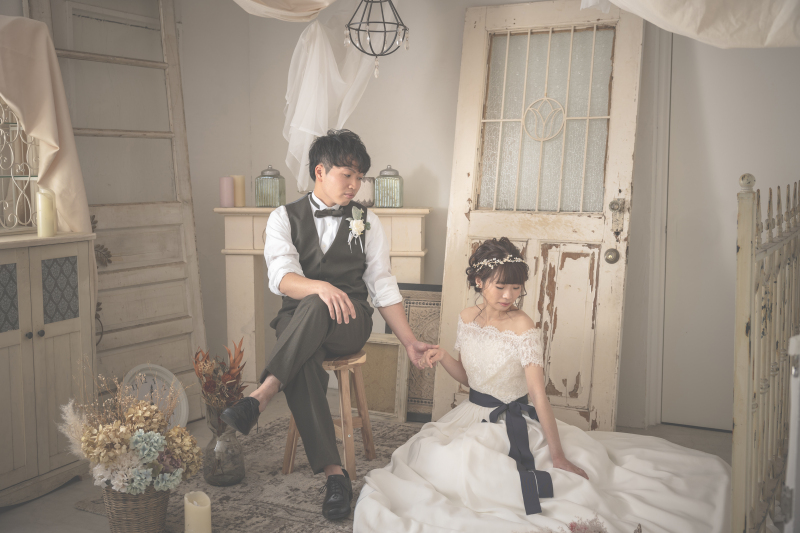 アンティークな撮影スポットも!