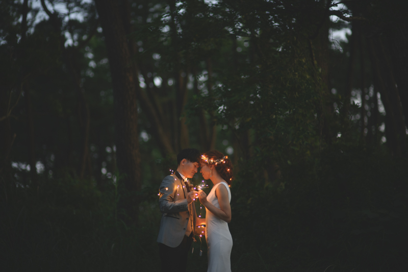 ラストカットはキラキラのイルミネーションで