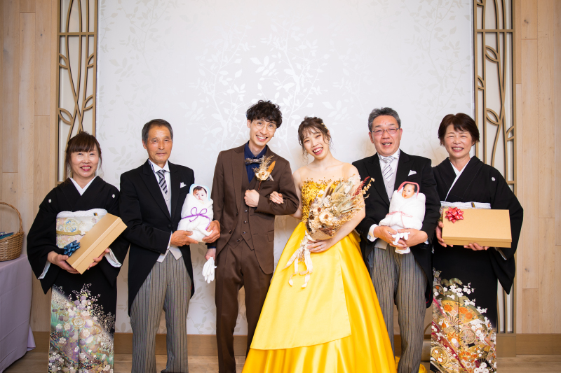 最後は、ご両家そろって♪