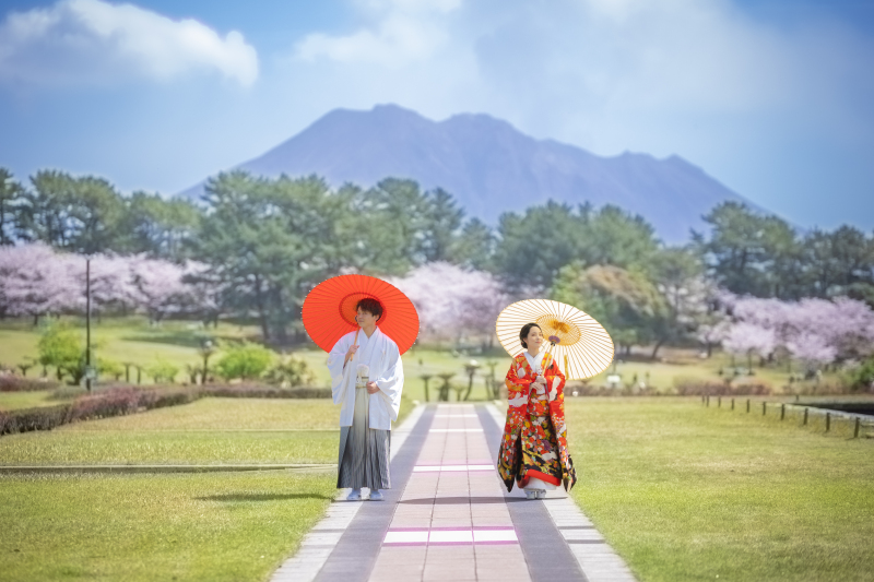 最後は桜島とも一緒に